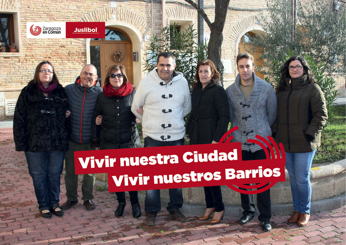 Paseo y encuentro con Teresa Artigas y la candidatura de ZeC en Juslibol